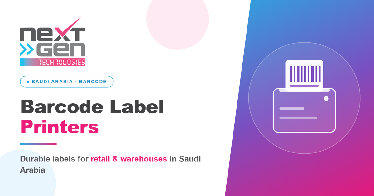 barcode label printer Saudi Arabia
