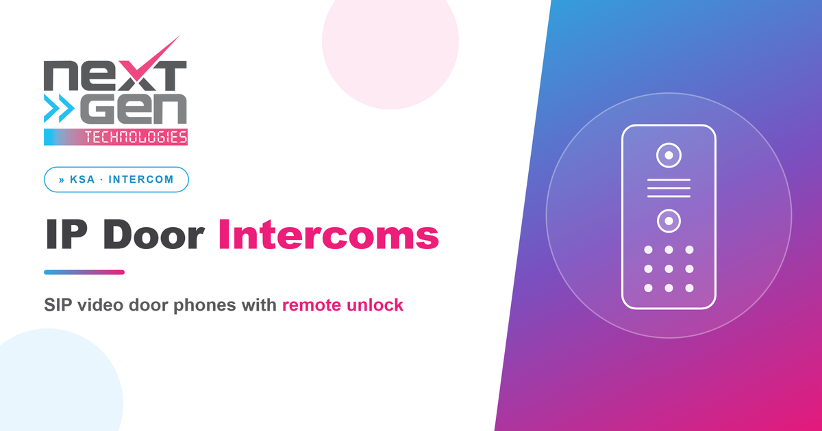 IP intercom system Saudi Arabia