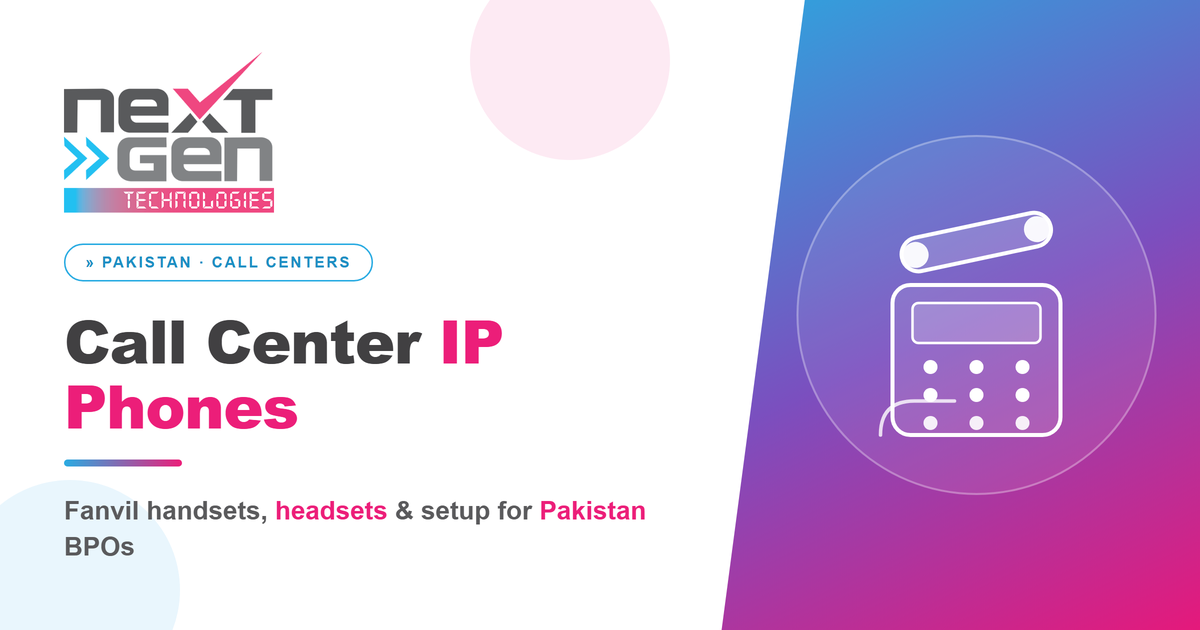 IP phones for call centers Pakistan