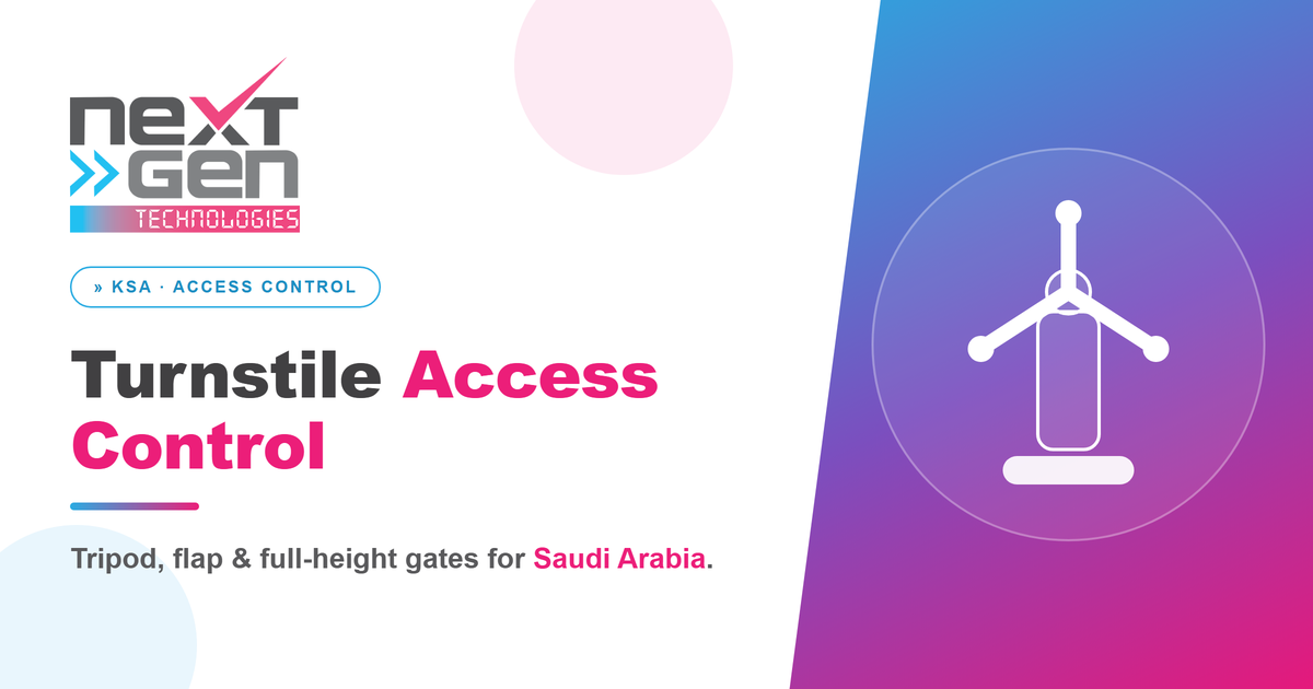 turnstile access control system Saudi Arabia